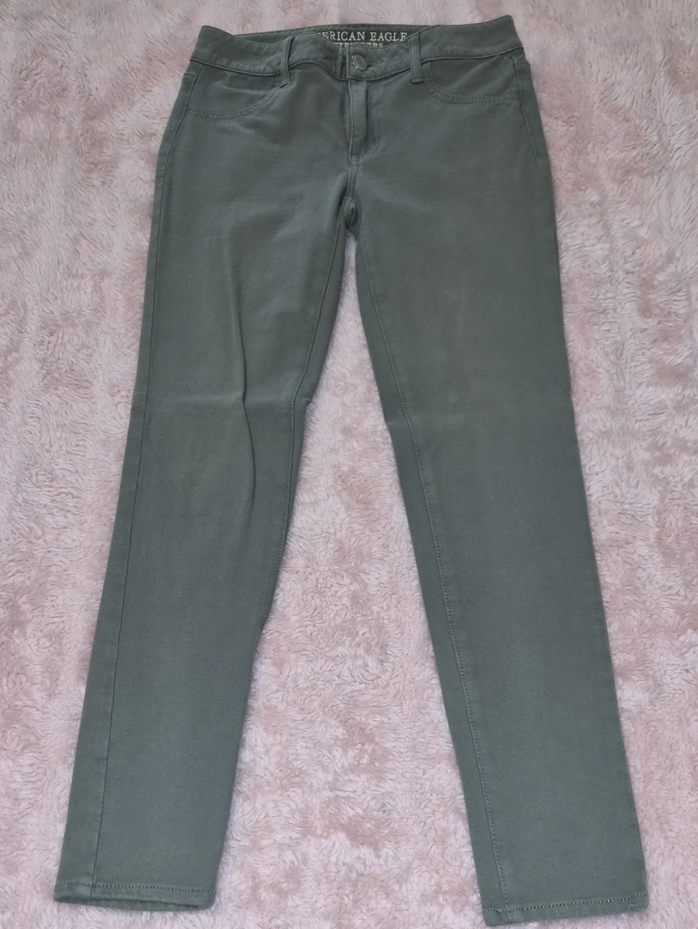 American Eagle Outfitters Olive Skinny Ponte Pants